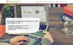 Website designed for Winton Accountancy