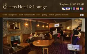 Website designed for Queens Hotel